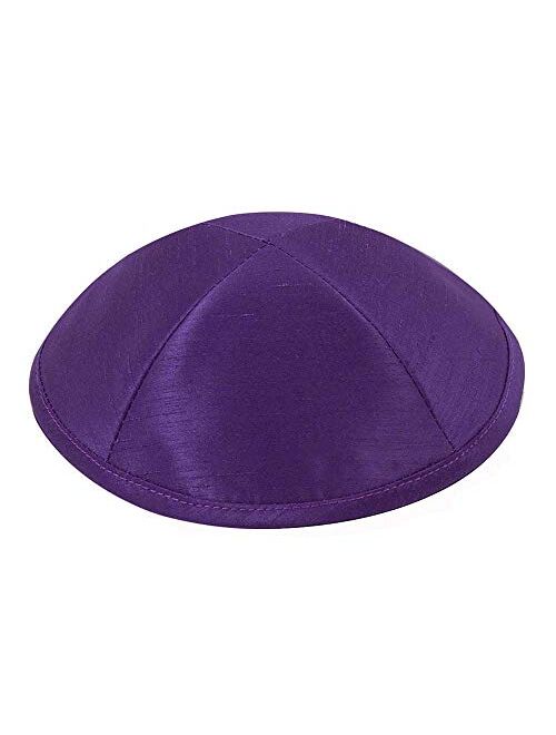 Zion Judaica Deluxe Raw Silk Kippot Single or Bulk Optional Custom Imprinting for Any Event