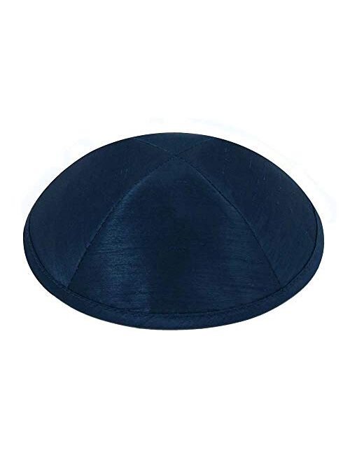 Zion Judaica Deluxe Raw Silk Kippot Single or Bulk Optional Custom Imprinting for Any Event