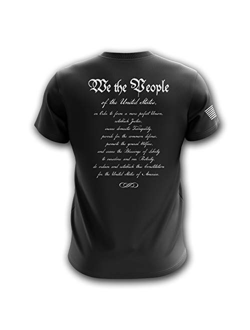 1776 We The People American Flag Military Army Mens T-Shirt Printed & Packaged in The USA