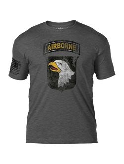 7.62 Design Army 101st Airborne Division 'Distressed' Patriotic Men's T Shirt