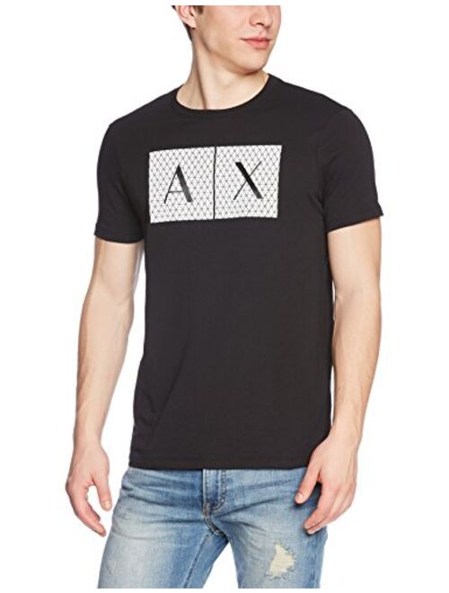 AX Armani Exchange Men's Crew Neck Logo Tee