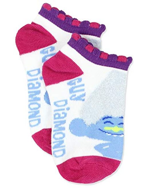 Trolls Movie Girls Teen Womens 6 pack Socks (Toddler/Little Kid/Big Kid/Adult)