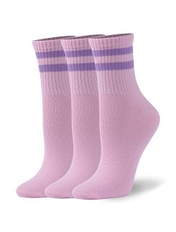 WXXM Unisex Cotton Casual Crew Socks 3/6 Pairs