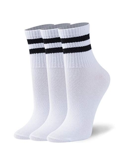 WXXM Unisex Cotton Casual Crew Socks 3/6 Pairs