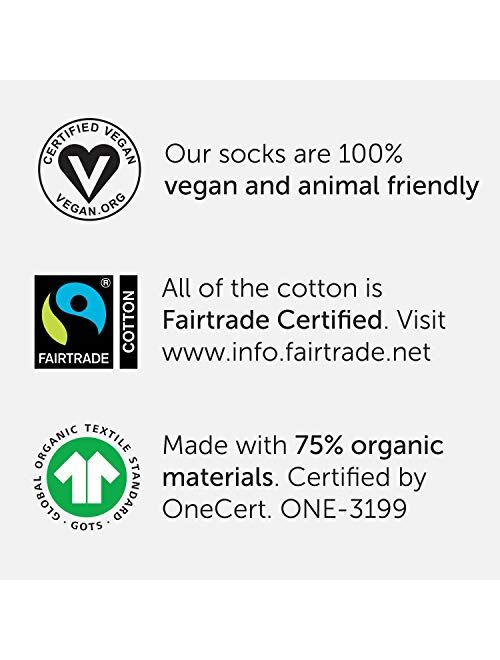 Conscious Step Men's & Women's Organic Cotton Crew Socks | Every Pair Gives Back