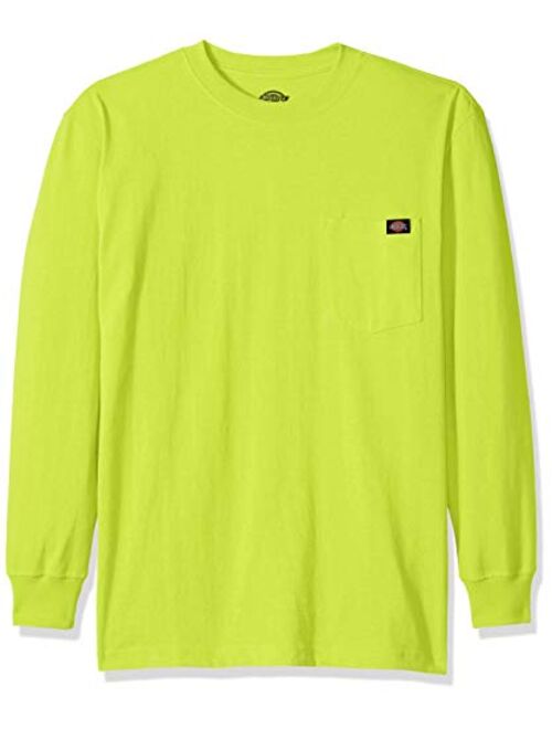 Dickies Men's Long Sleeve Heavyweight Neon Crew Neck Tee