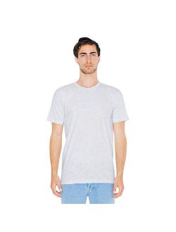 American Apparel unisex-adult Fine Jersey Crewneck Short Sleeve T-Shirt, 2-Pack