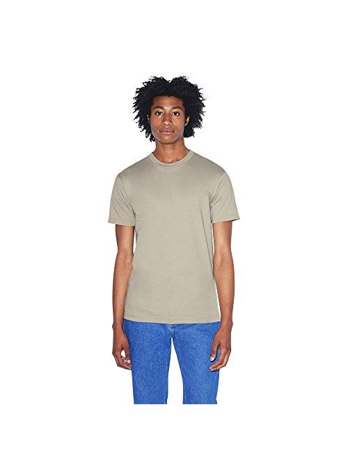 American Apparel unisex-adult Fine Jersey Crewneck Short Sleeve T-Shirt, 2-Pack