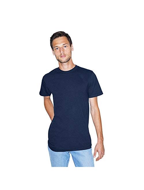 American Apparel unisex-adult Fine Jersey Crewneck Short Sleeve T-Shirt, 2-Pack