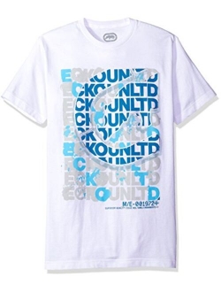 Ecko UNLTD Men's SCRAMBLED SCRABBLE LOGO Short Sleeve Tee