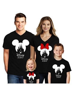 Natural Underwear Minnie and Mickey Mouse Family Trip Men Women Kids T-Shirts