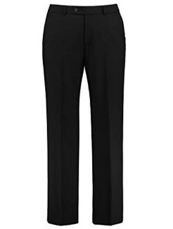 JP 1880 Men's Big and Tall Easy Care Comfort Fit Wool Suit Pants 705516