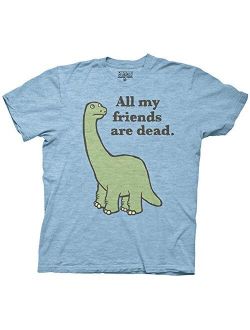 Ripple Junction All My Friends are Dead Dinosaur Adult T-Shirt