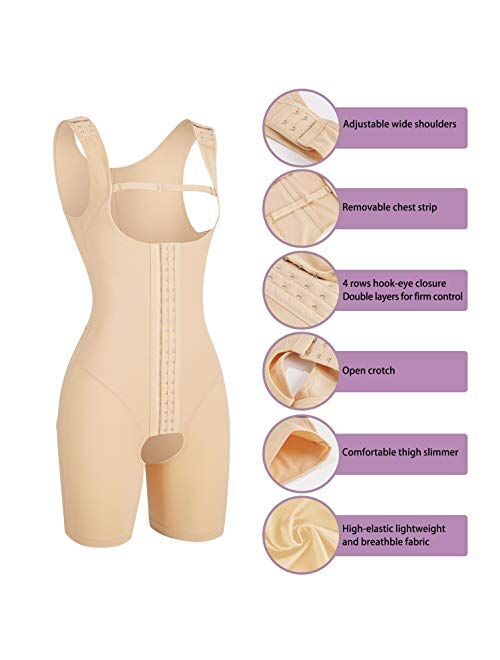 Shapewear Bodysuit for Women Tummy Control Waist Trainer Butt