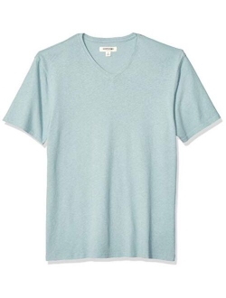 Amazon Brand - Goodthreads Men's Linen Cotton V-Neck T-Shirt