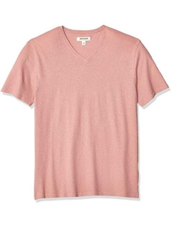 Amazon Brand - Goodthreads Men's Linen Cotton V-Neck T-Shirt