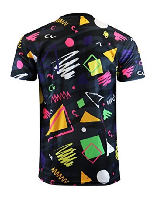 Screenshotbrand Mens Hipster Hip-Hop Premium Tee - Stylish 80's Classic Retro Print T-Shirt