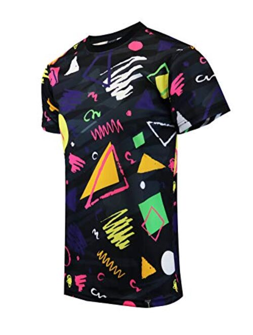 Screenshotbrand Mens Hipster Hip-Hop Premium Tee - Stylish 80's Classic Retro Print T-Shirt