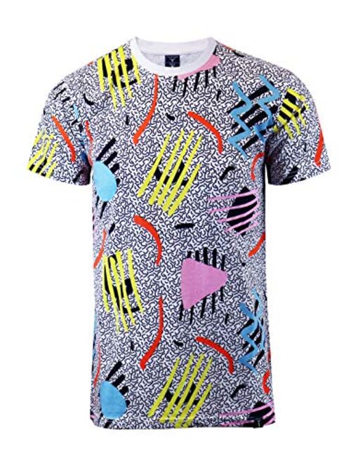 Screenshotbrand Mens Hipster Hip-Hop Premium Tee - Stylish 80's Classic Retro Print T-Shirt