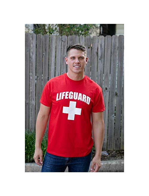 LIFEGUARD Officially Licensed Short Sleeve Crew Neck T-Shirt for Men Women Unisex Tee