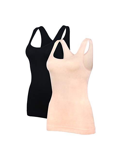 Buy Women's Tummy Control Shapewear Racerback Tank Tops Body Shaper  Compression Top online