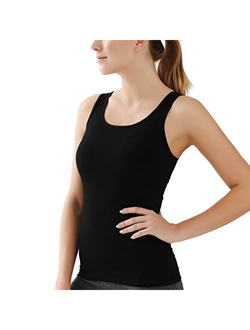 Women's Tummy Control Shapewear Racerback Tank Tops Body Shaper Compression Top