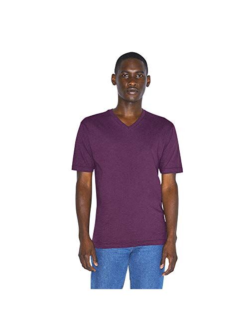 American Apparel Mens Fine Jersey Classic Short Sleeve V-Neck T-Shirt