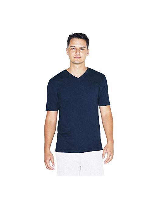 American Apparel Mens Fine Jersey Classic Short Sleeve V-Neck T-Shirt