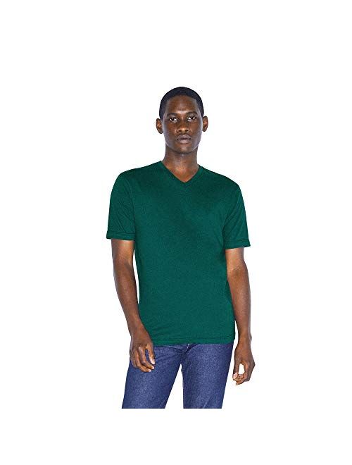 American Apparel Mens Fine Jersey Classic Short Sleeve V-Neck T-Shirt