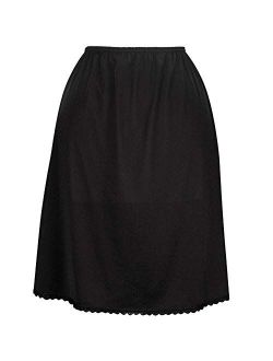 Valair Classic Short and Long Half Slip Skirt for Ladies and Girls - Slight Flair - Anti Static - Ranges 14" Till 34" Lengths