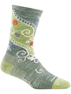 Twisted Garden Crew Light Sock - Women's