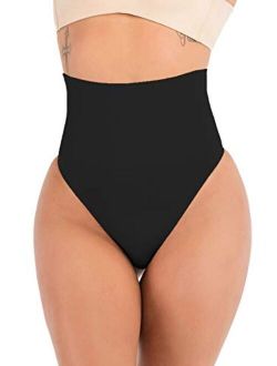 FIRSTLIKE Women Waist Cincher Girdle Tummy Slimmer Sexy Thong Panty Shapewear