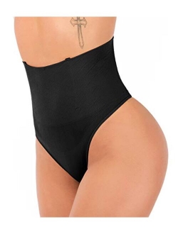 FIRSTLIKE Women Waist Cincher Girdle Tummy Slimmer Sexy Thong Panty Shapewear