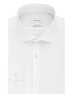 Men's Dress Shirt Xtreme Slim Fit Non Iron Herringbone