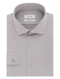 Men's Dress Shirt Xtreme Slim Fit Non Iron Herringbone