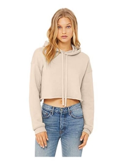 Bella + Canvas Womens Cropped Fleece Hoodie