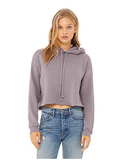 Bella + Canvas Womens Cropped Fleece Hoodie