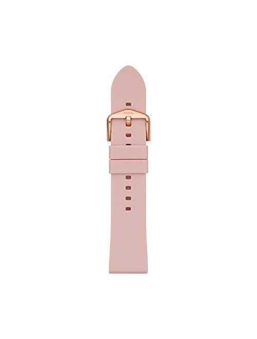 Fossil Women's Strap Bar - Ladies None Watch with Silicone