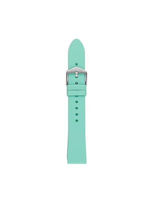 Fossil Women's Strap Bar - Ladies None Watch with Silicone