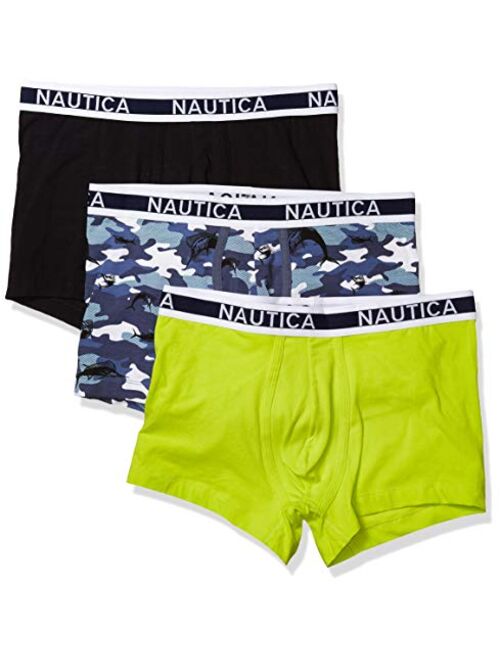 Nautica Men's Classic Underwear Cotton Stretch Trunk