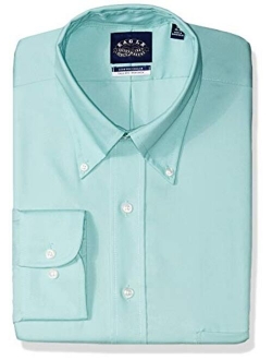 Eagle Men's TALL FIT Dress Shirts Non Iron Stretch Button Down Collar Solid (Big and Tall)