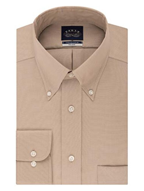 Eagle Men's TALL FIT Dress Shirts Non Iron Stretch Button Down Collar Solid (Big and Tall)