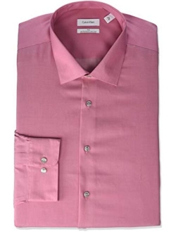 Men's Big and Tall Dress Shirts Non Iron Herringbone Solid