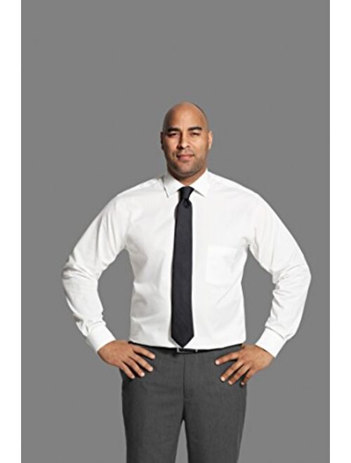 Izod Men's BIG FIT Dress Shirts Stretch Solid (Big and Tall)