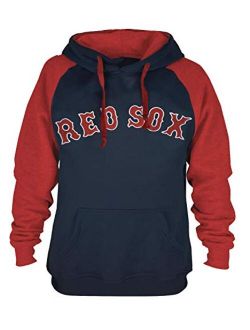 Mens Athletic Baseball Red Sox Pullover Hoodie