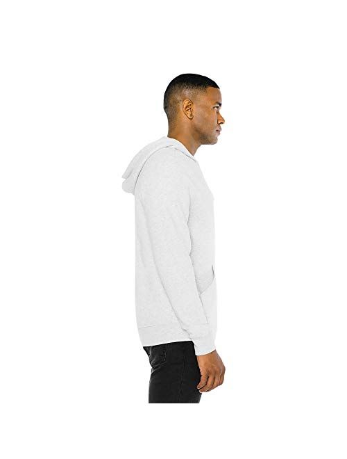 American Apparel unisex-adult Peppered Fleece Long Sleeve Zip Hoodie