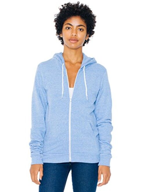 American Apparel Tri-blend Terry Long Sleeve Zip Hoodie