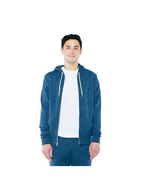 American Apparel Tri-blend Terry Long Sleeve Zip Hoodie