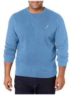 Men's Basic Crew Neck Fleece Sweatshirt