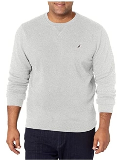 Men's Basic Crew Neck Fleece Sweatshirt